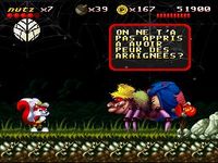 une photo d'Ã©cran de Mr Nutz sur Nintendo Super Nes